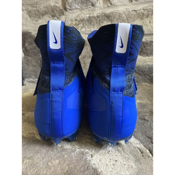 Nike Alpha Menace Elite 2 Flyknit Blue Football Cleats Mens Sz 14.5 BV2077-007 - Picture 5 of 7